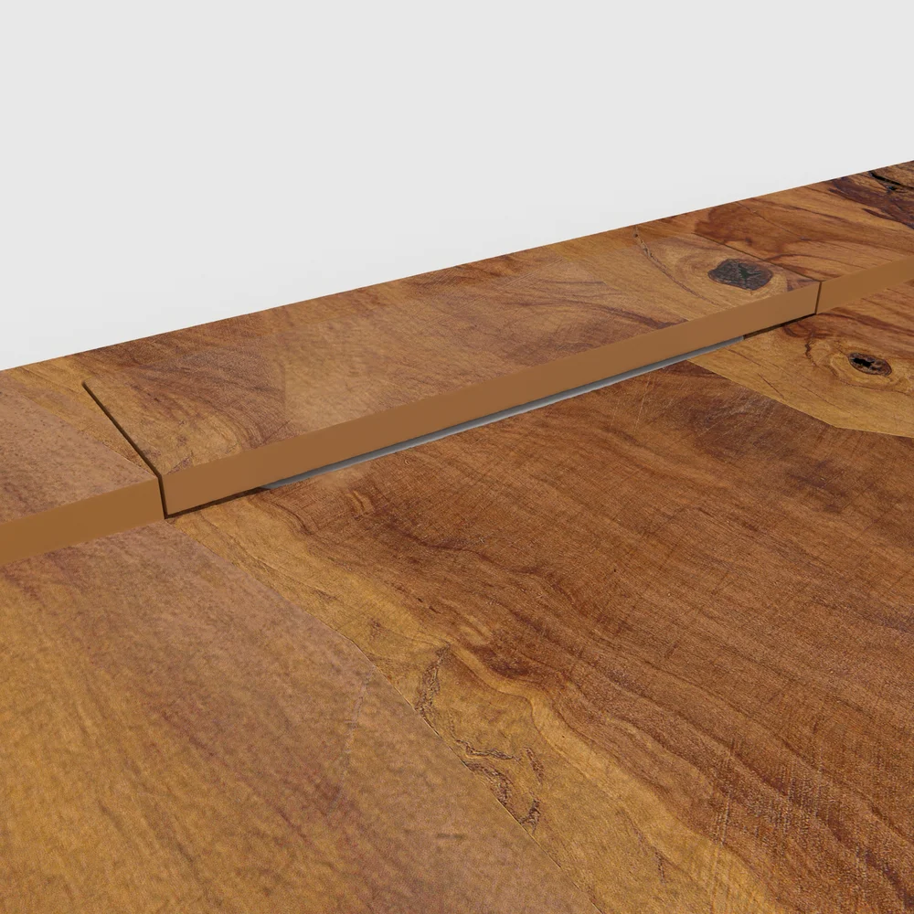 Plato de ducha 3D Plaster efecto madera TRENKAL - detalle de textura