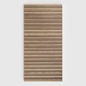 Plato de ducha 3D Plaster efecto madera WOOLDEN - vista frontal