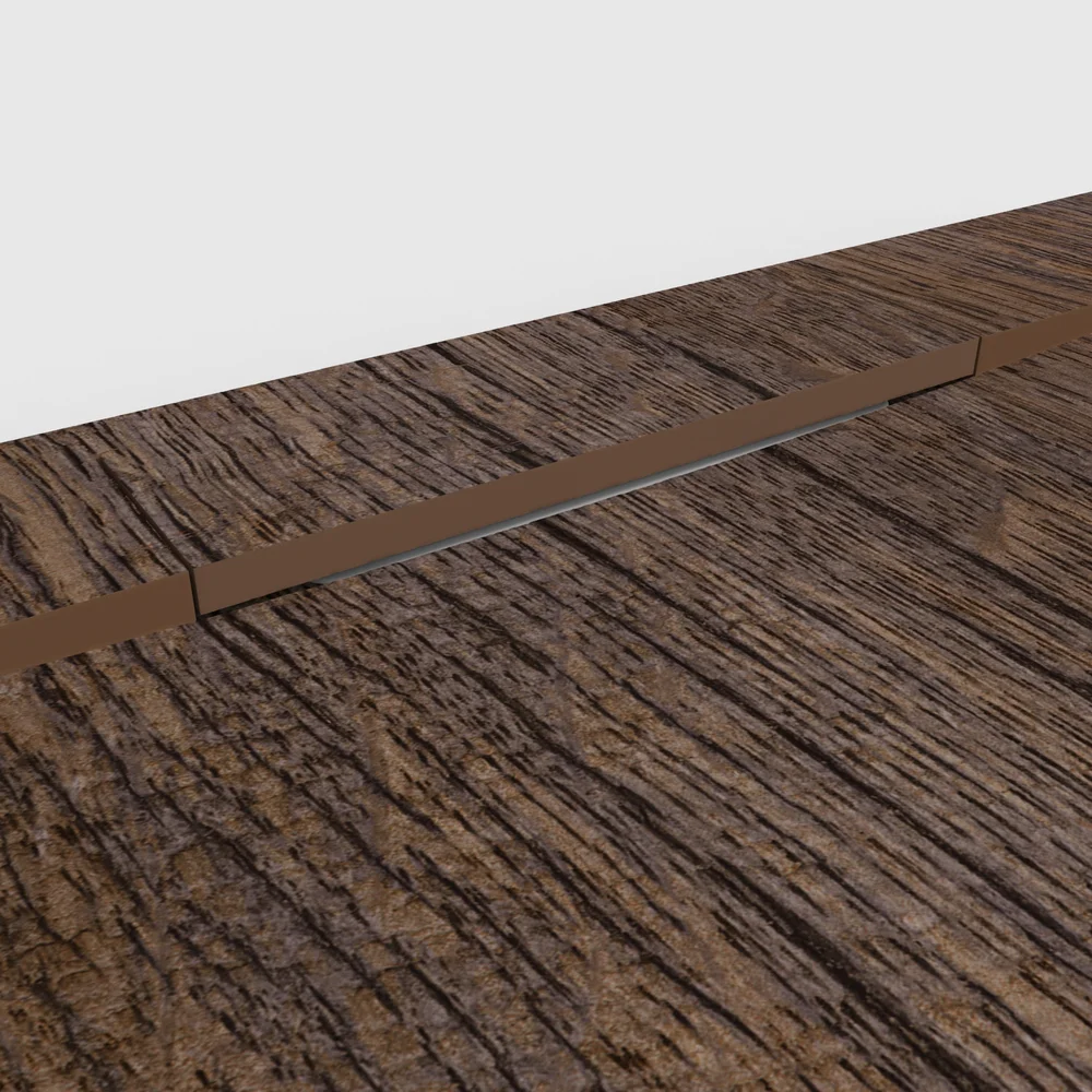 Plato de ducha 3D Plaster efecto madera ZARLEN - detalle de textura