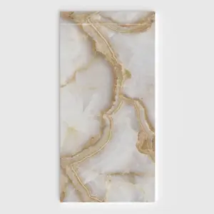 Plato de ducha 3D Plaster efecto mármol ALBARELLE - vista frontal