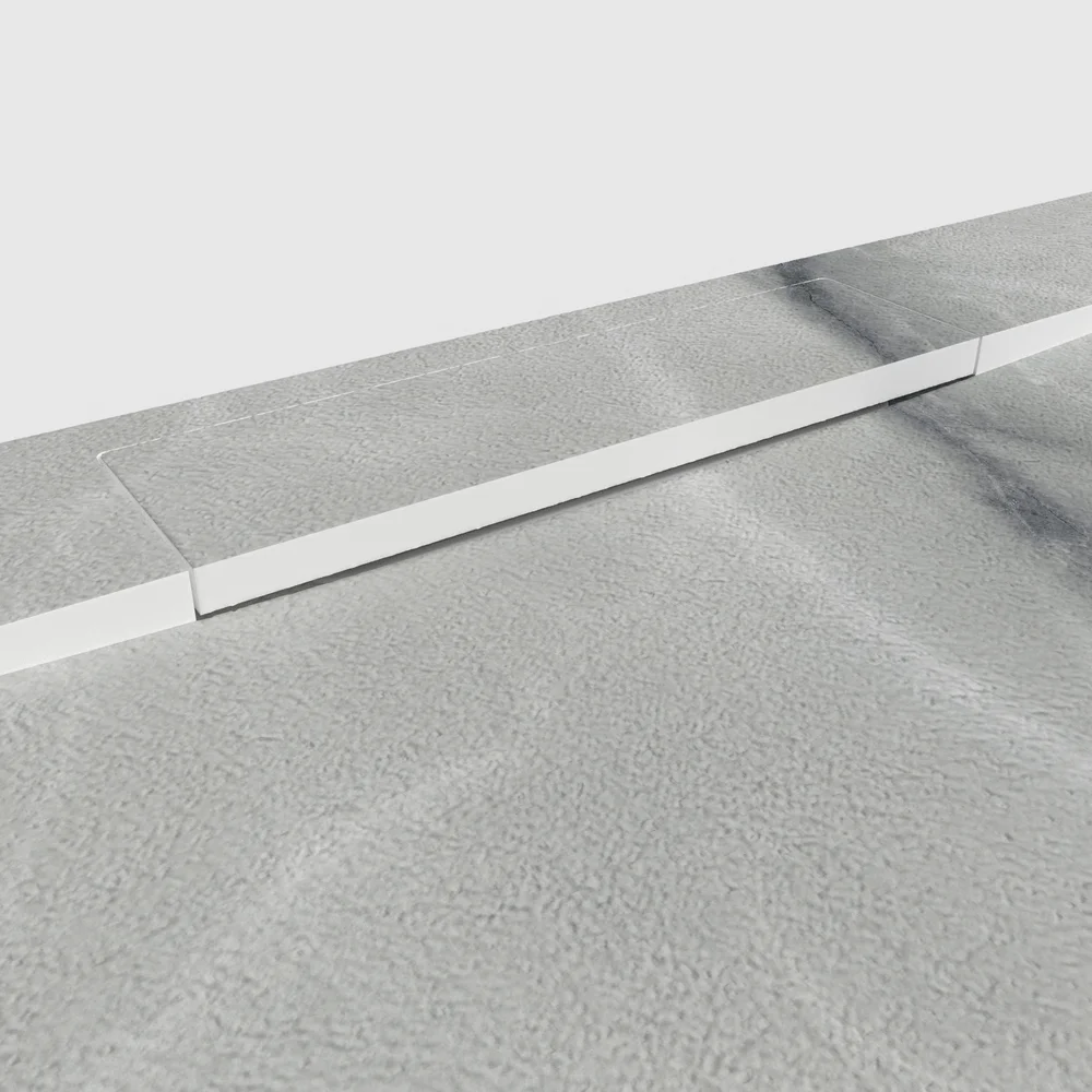 Plato de ducha 3D Plaster efecto mármol ANCARION - vista detalle de textura