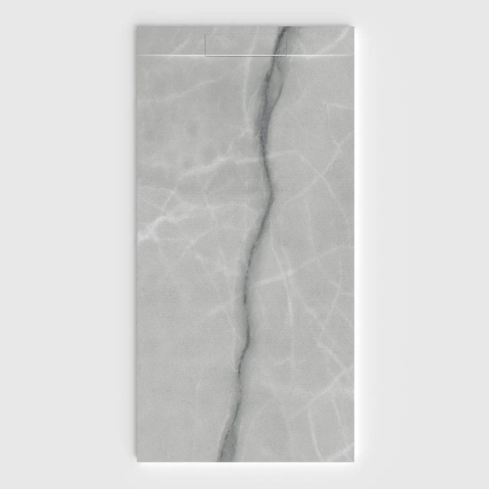 Plato de ducha 3D Plaster efecto mármol ANCARION - vista frontal