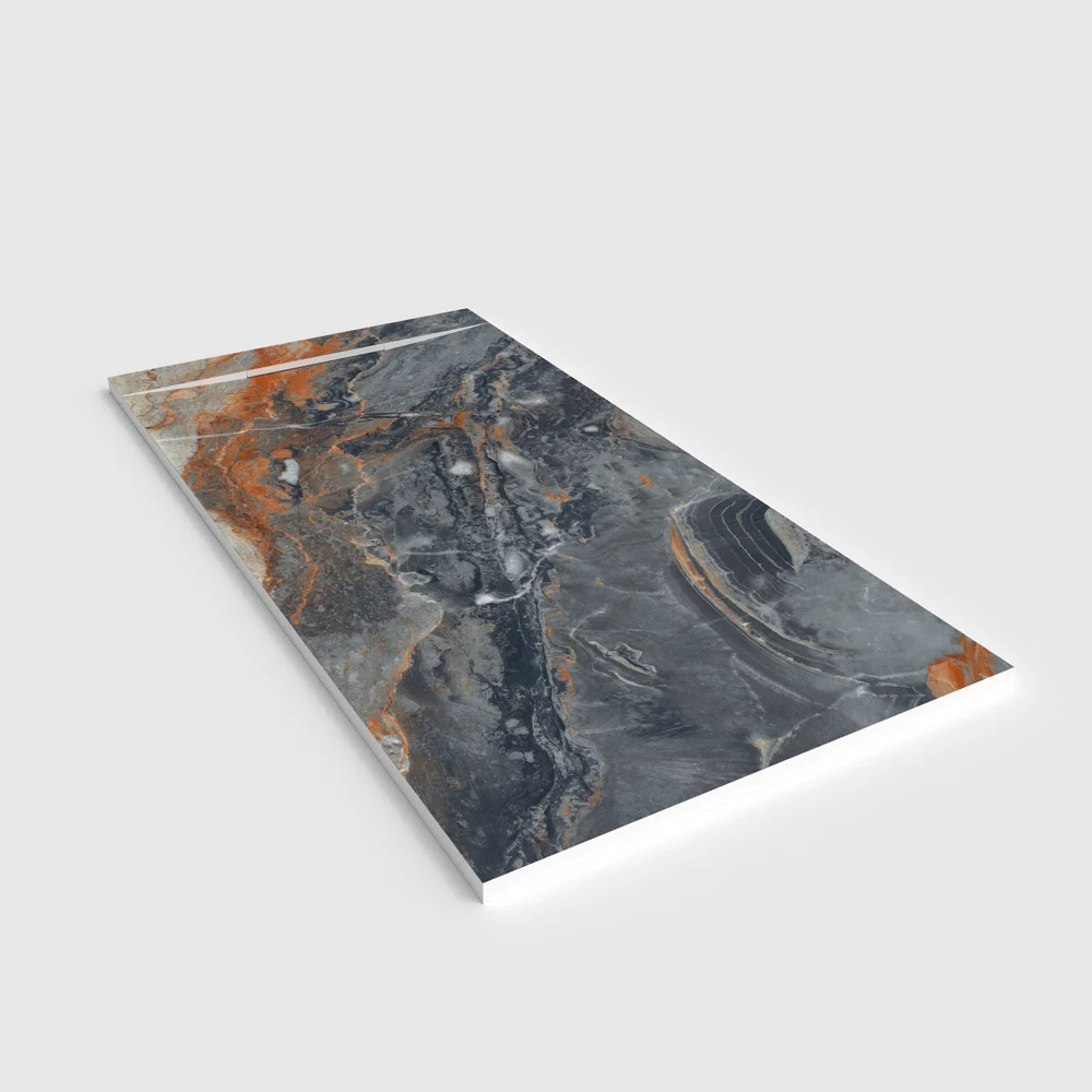 Plato de ducha 3D Plaster efecto mármol ASTERIUM - vista en perspectiva