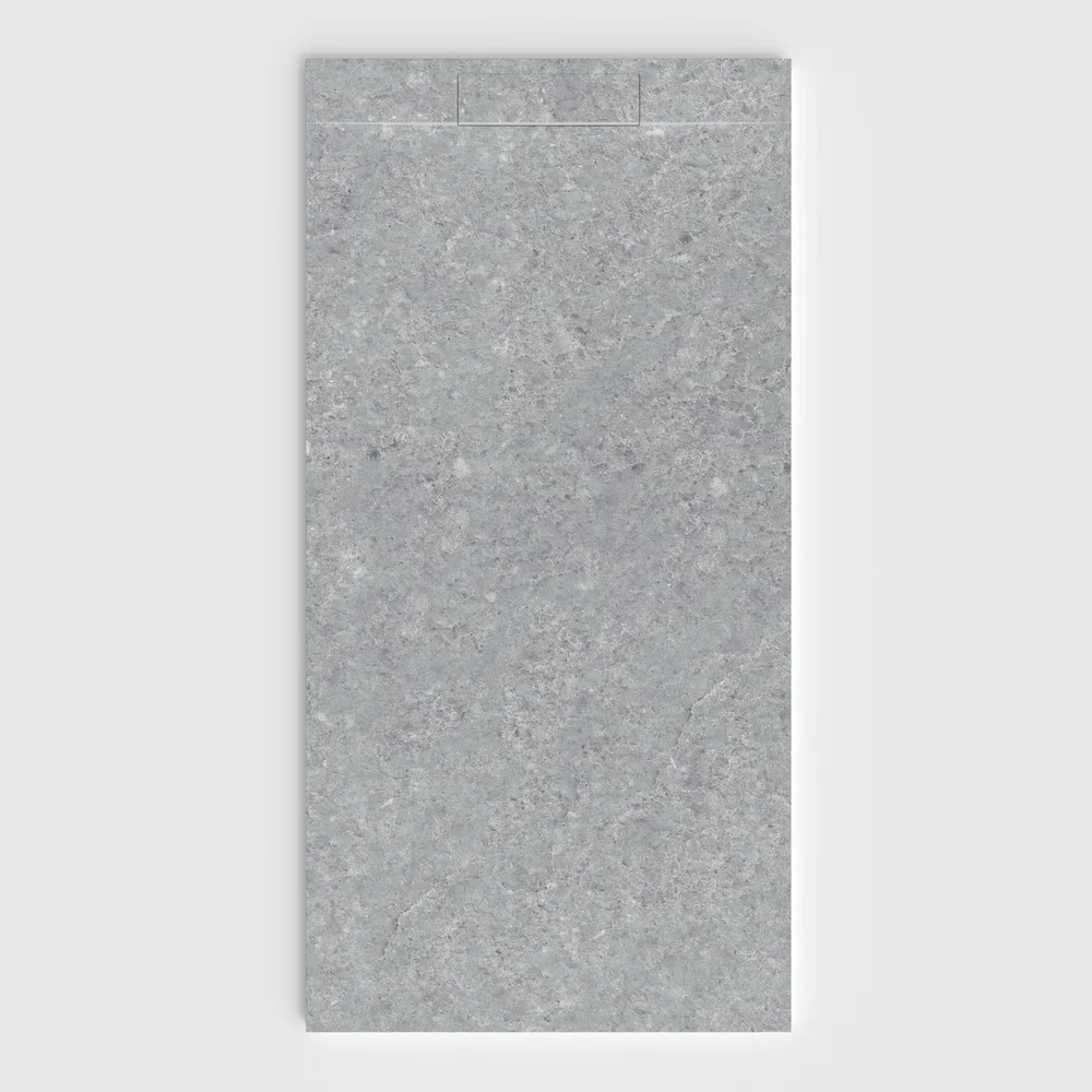 Plato de ducha 3D Plaster efecto mármol CARRAVON - vista frontal