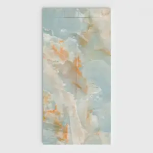 Plato de ducha 3D Plaster efecto mármol CELESTINO - vista frontal