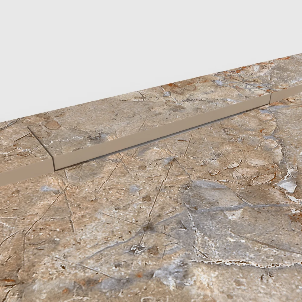 Plato de ducha 3D Plaster efecto mármol COLNOT - vista detalle de textura