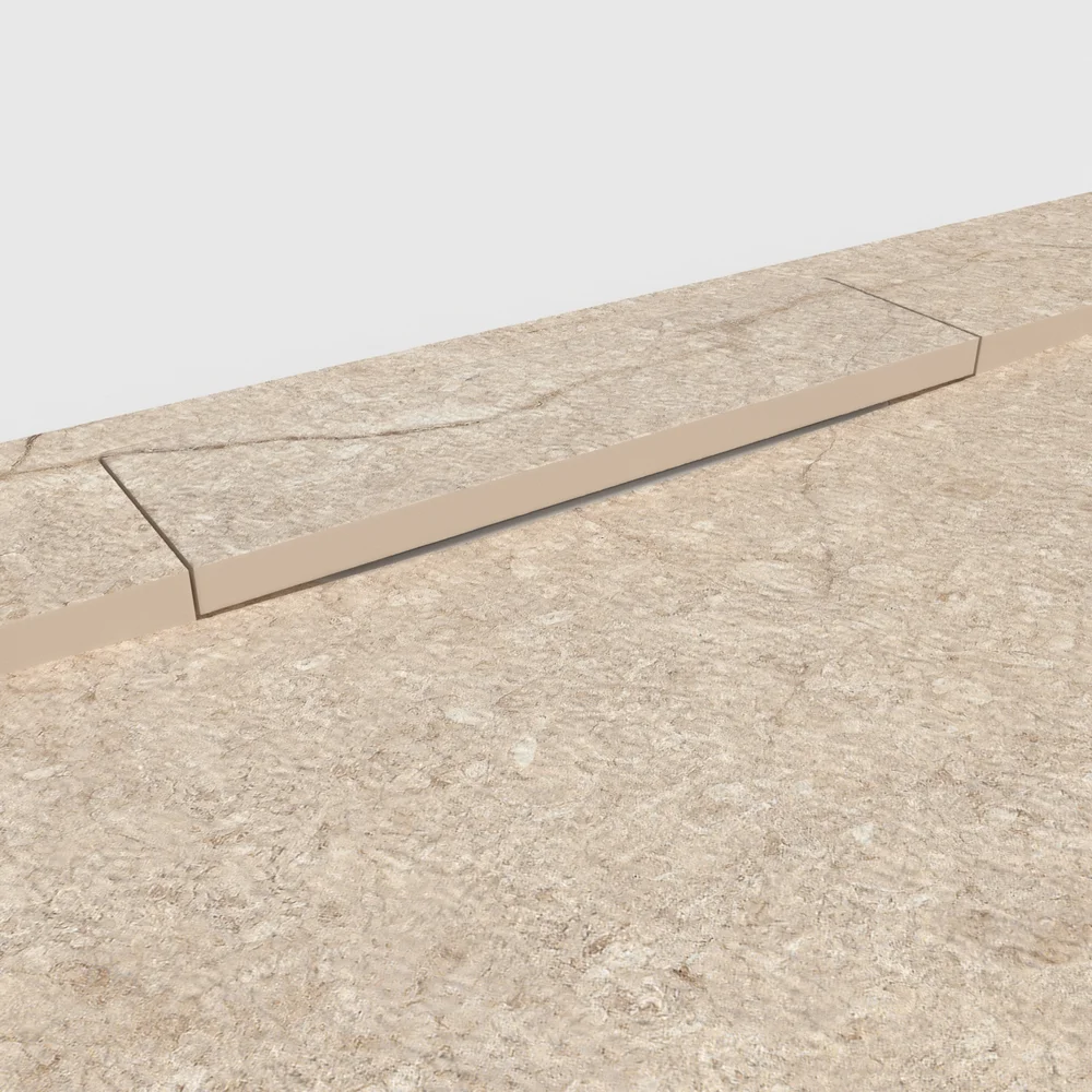 Plato de ducha 3D Plaster efecto mármol ETERNO - vista detalle de textura