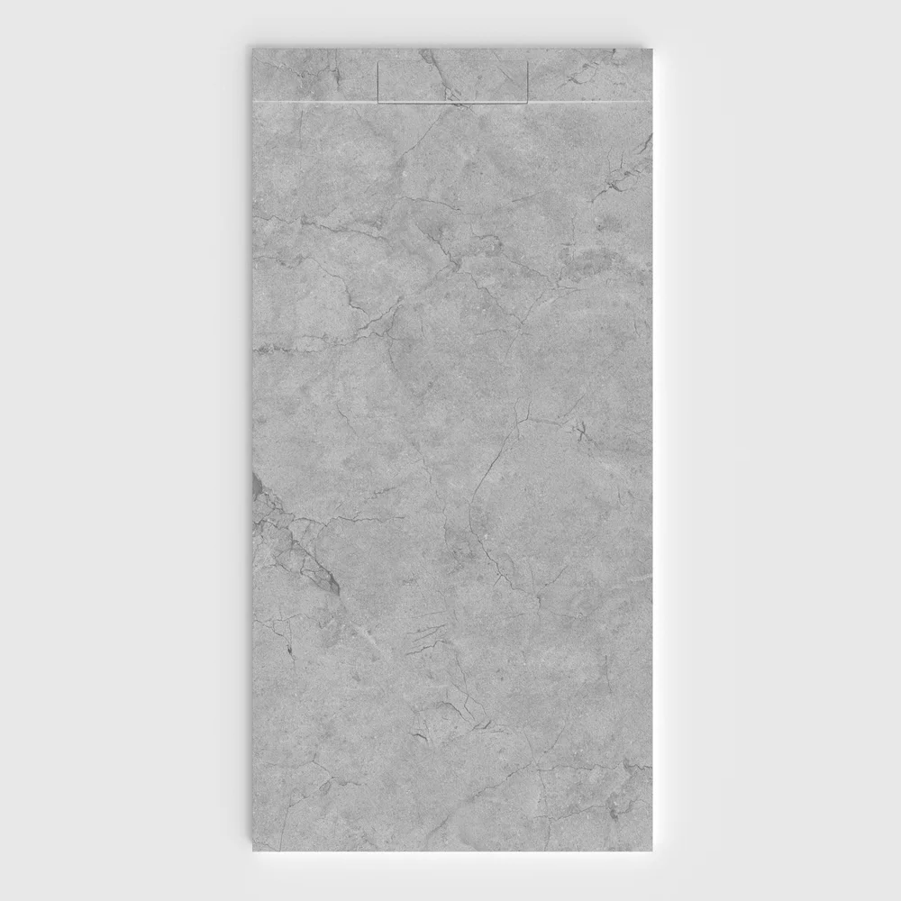 Plato de ducha 3D Plaster efecto mármol Lazuric - vista frontal