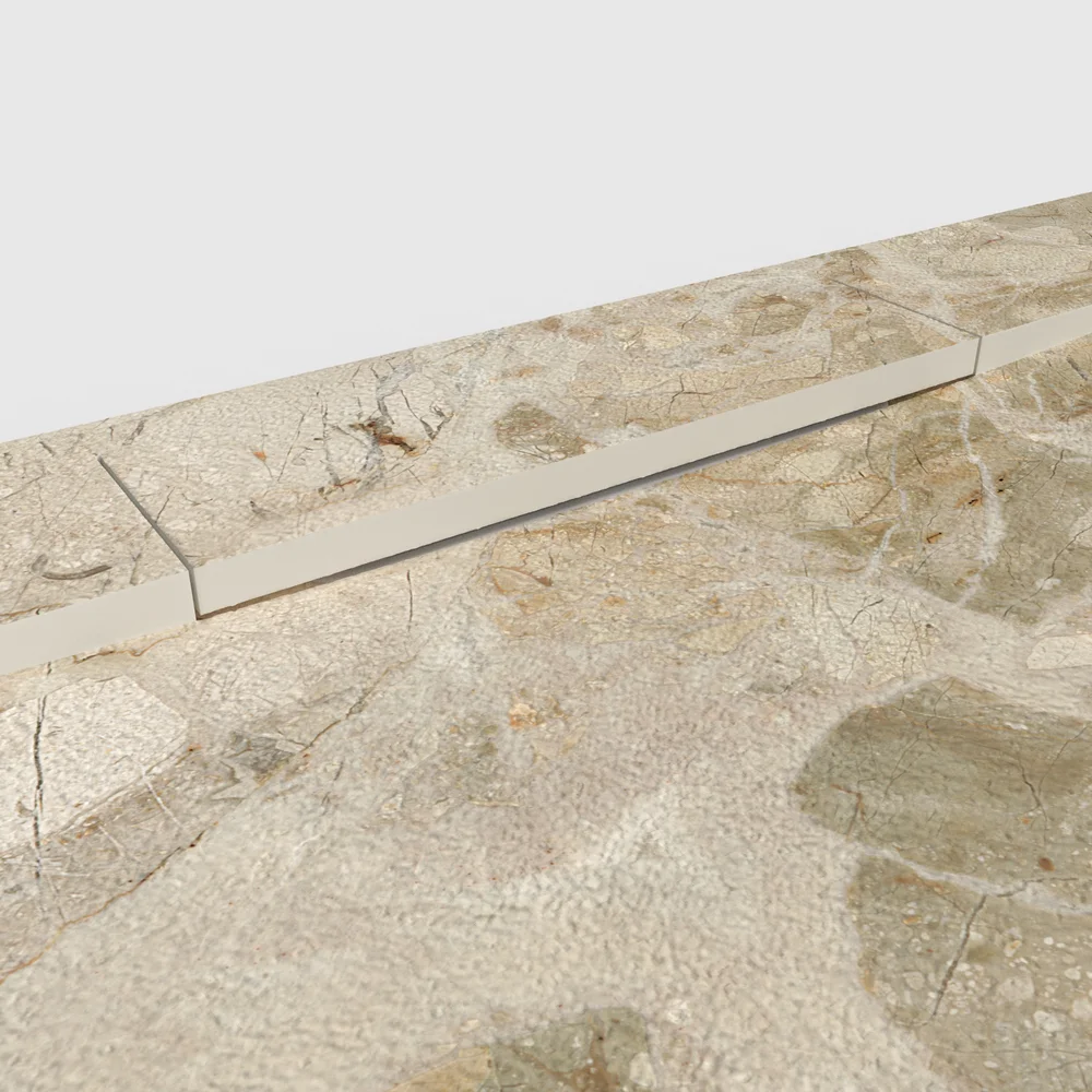 Plato de ducha 3D Plaster efecto mármol Luxonio - detalle de textura