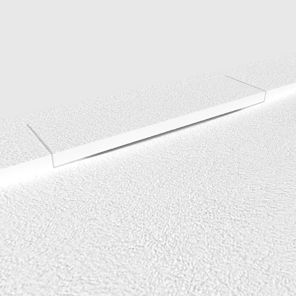 Plato de ducha 3D Plaster efecto mármol Mircalia - detalle de textura
