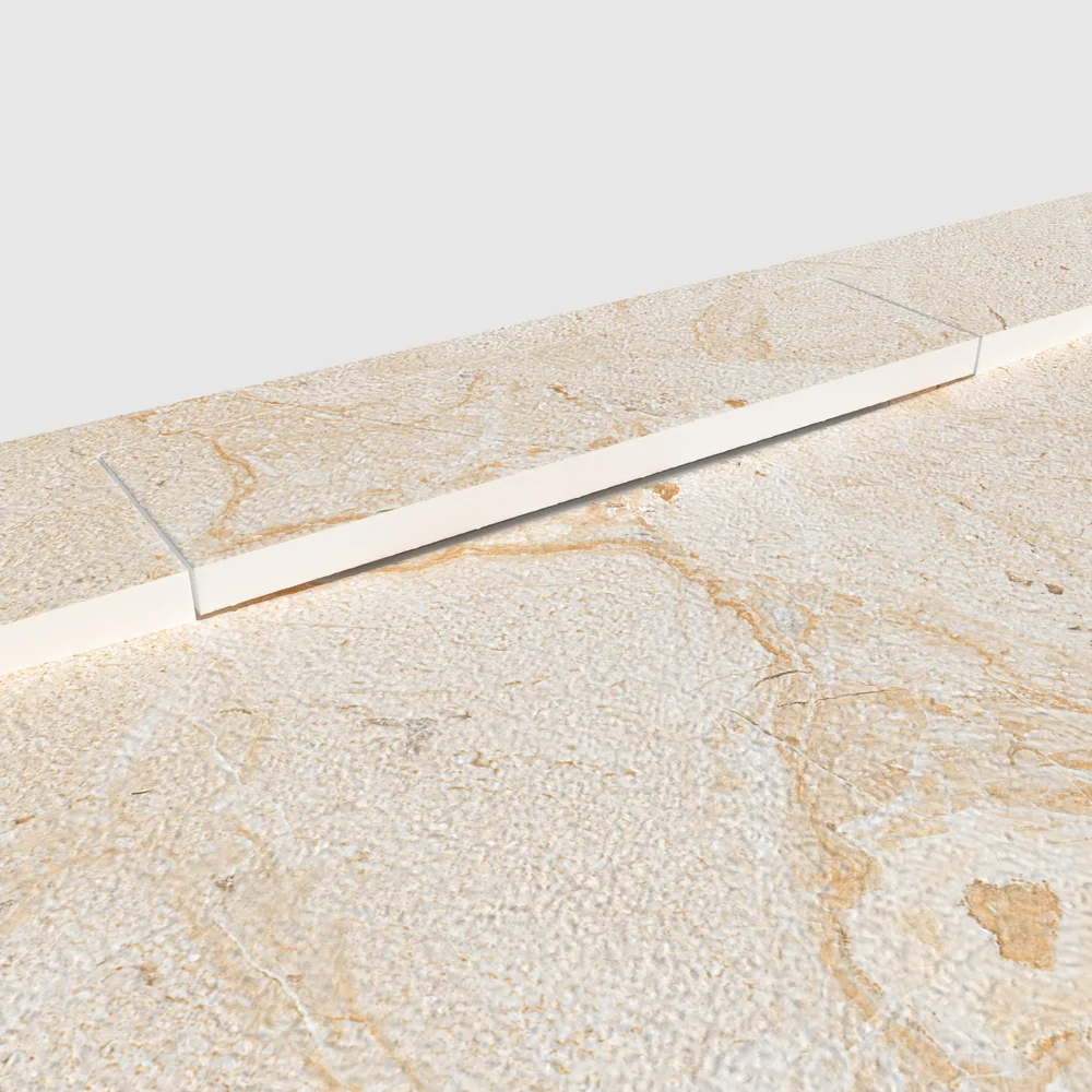 Plato de ducha 3D Plaster efecto mármol Montisera - detalle de textura