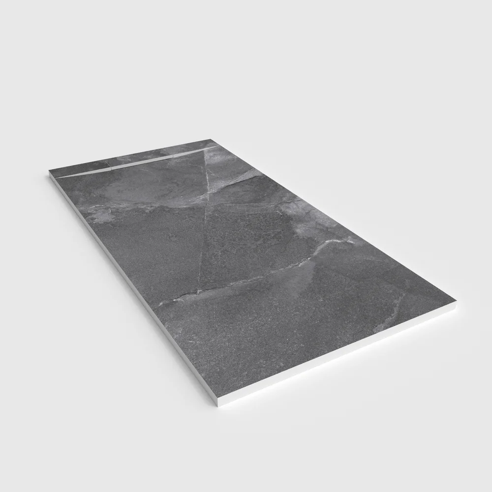 Plato de ducha 3D Plaster efecto mármol Obelith - vista en perspectiva
