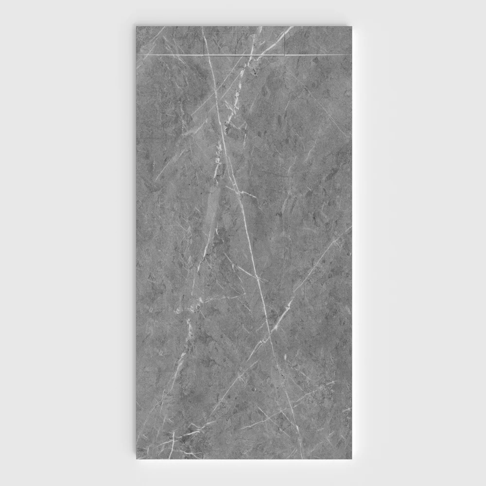 Plato de ducha 3D Plaster efecto mármol Silenor - vista frontal