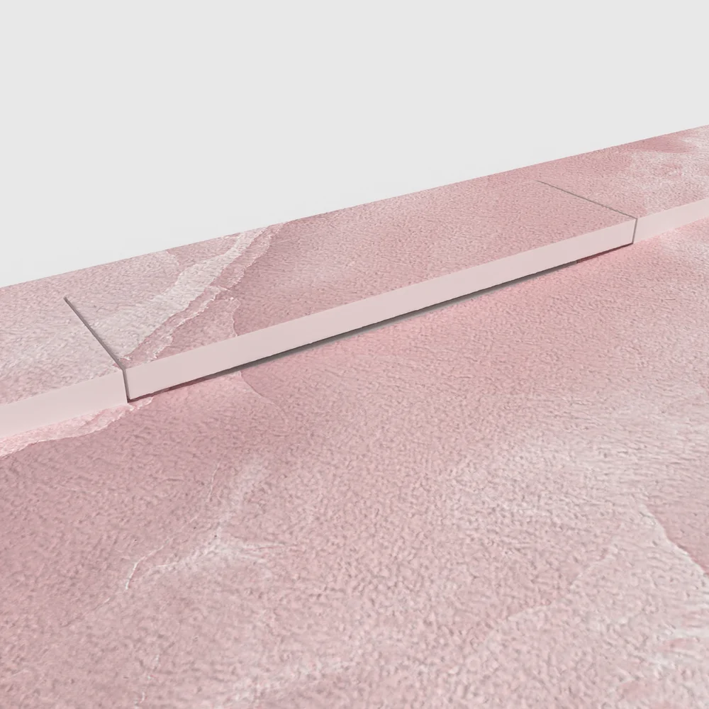 Plato de ducha 3D Plaster efecto mármol Vianthos - detalle de textura