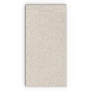 Plato de ducha 3D Plaster efecto terrazo BLEND - vista frontal