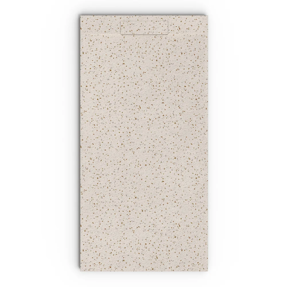Plato de ducha 3D Plaster efecto terrazo BLEND - vista frontal