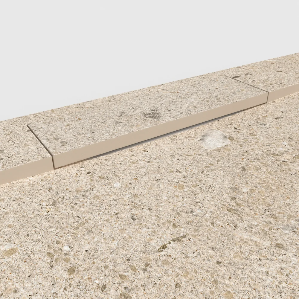 Plato de ducha 3D Plaster efecto terrazo LOTUM - detalle de textura
