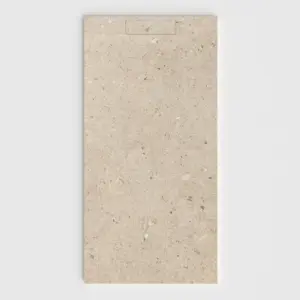 Plato de ducha 3D Plaster efecto terrazo LOTUM - vista frontal