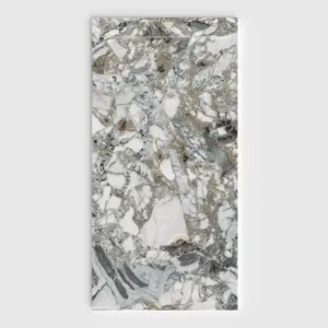 Plato de ducha 3D Plaster efecto terrazo MIXALINA - vista frontal