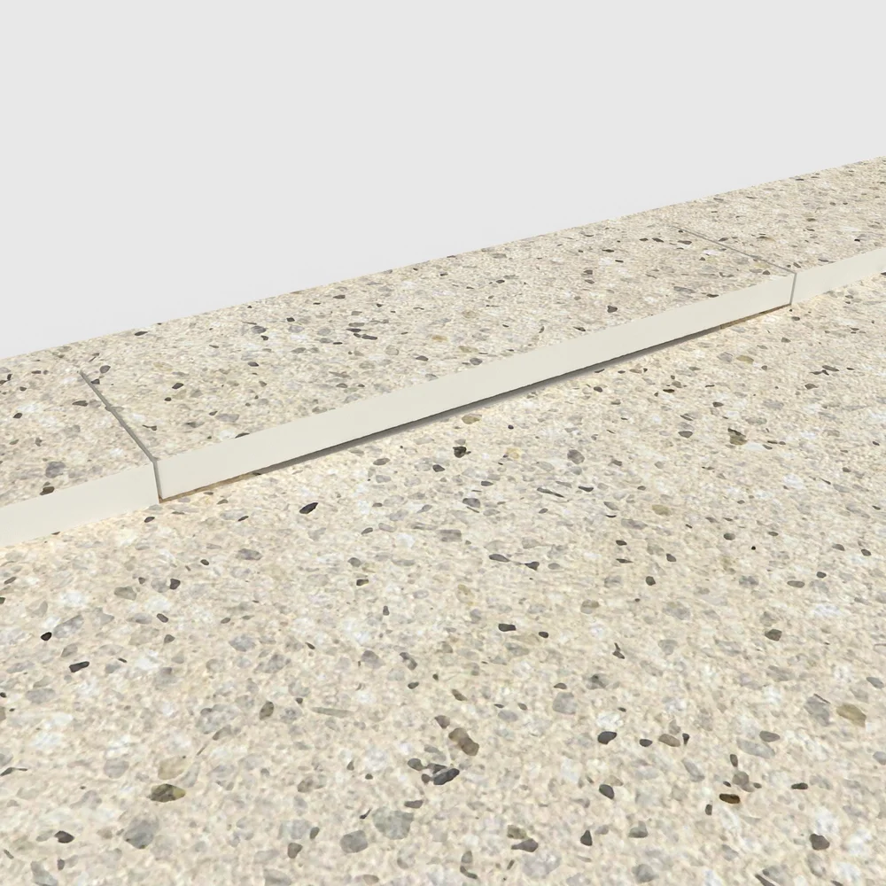 Plato de ducha 3D Plaster efecto terrazo POLVERETTI - detalle de textura