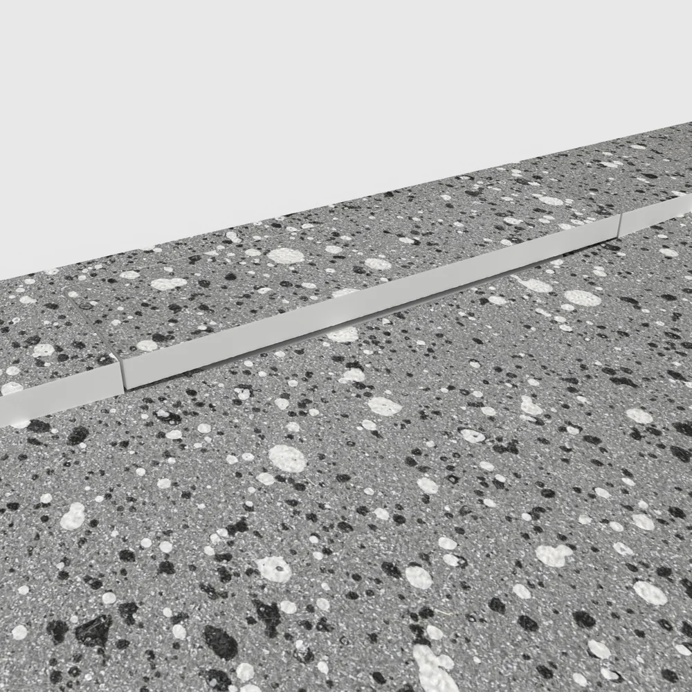 Plato de ducha 3D Plaster efecto terrazo STONEZIA - detalle de textura