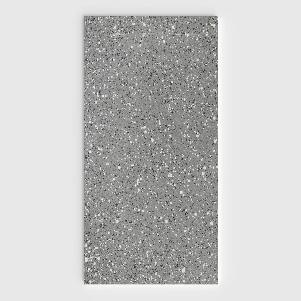 Plato de ducha 3D Plaster efecto terrazo STONEZIA - vista frontal
