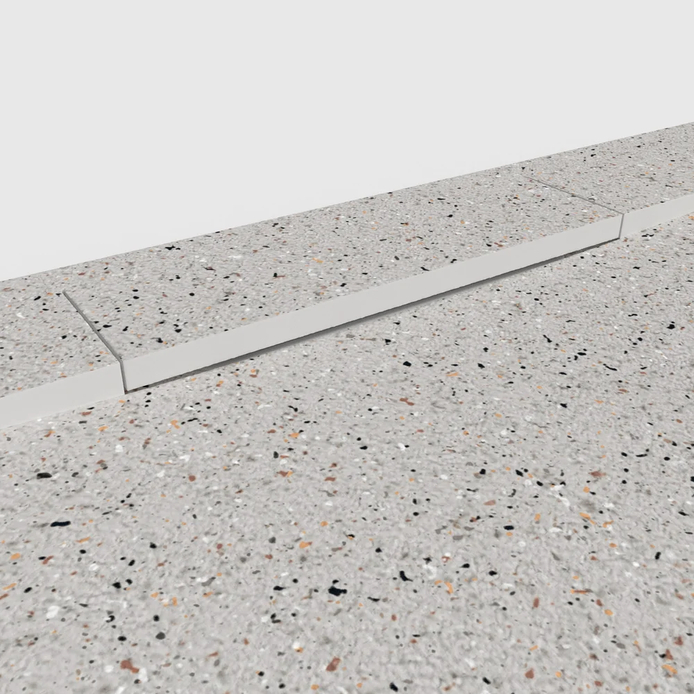 Plato de ducha 3D Plaster efecto terrazo TRENZETTO - detalle de textura