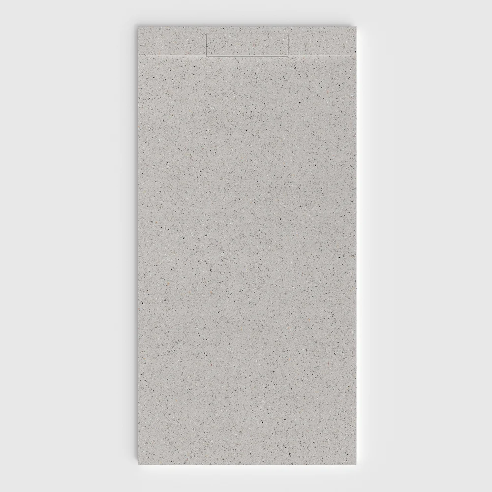 Plato de ducha 3D Plaster efecto terrazo TRENZETTO - vista frontal