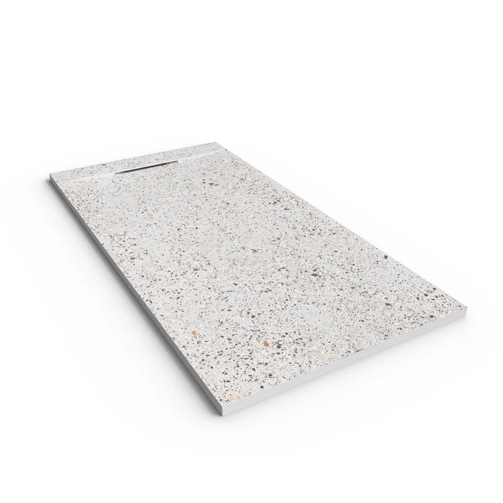 Plato de ducha 3D Plaster efecto terrazo VENETIAN - vista en perspectiva